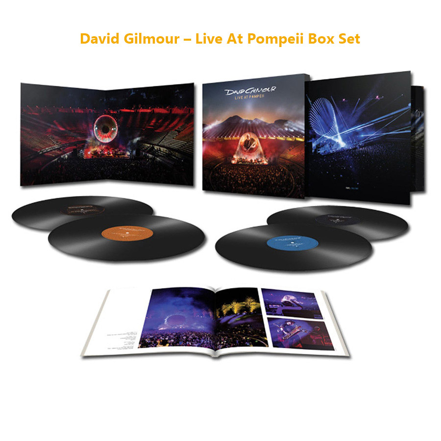 David Gilmour-Live At Pompeii Box Set-4LP فروش صفحه گرام دیوید گلیمور